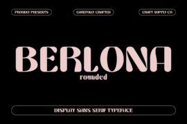 Berlona Rounded Demo Font