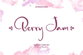 Berry Jam Demo Font