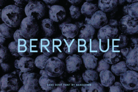 Berryblue ND Font