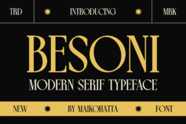 BESONI Font