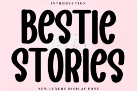 Bestie Stories Font