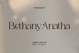 Bethany Anatha Demo Font