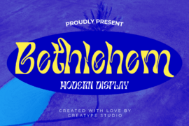 Bethlehem Font