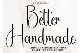 Better Handmade Font