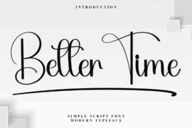 Better Time Font