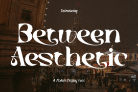 Between Aesthetic Demo Font