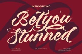 Betyou Stunned DEMO VERSION Font