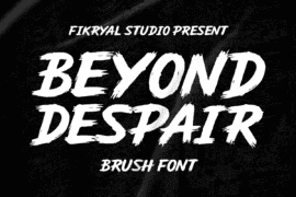 Beyond Despair Font
