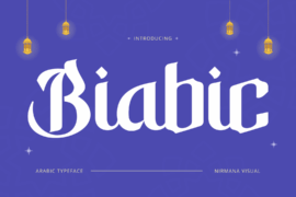 Biabic Arabiv Demo Version Font