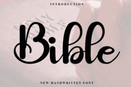 Bible Font