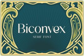 Biconvex Font