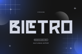 Bietro DEMO Font