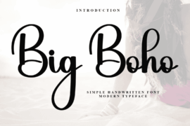 Big Boho Font