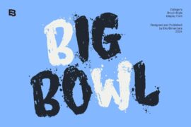 Big Bowl Trial Font