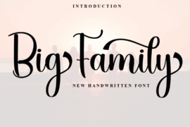 Big Family Font