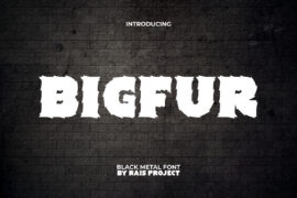 BigfurDemo Font
