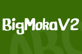 BigMokaV2 Font