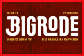 Bigrode Font Family