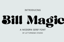 Bill Magic Font