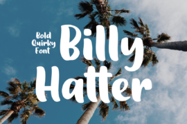Billy Hatter Pesonal Use Only Font