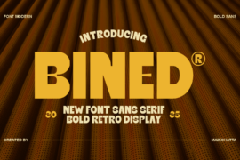 BINED Font