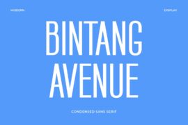 Bintang Avenue Font