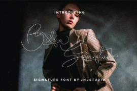 Birlina Signature Font