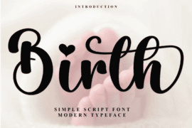 Birth Font