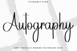Birthday Autography Font