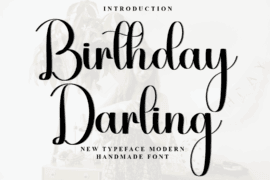Birthday Darling Font
