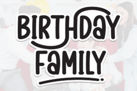 Birthday Family Font
