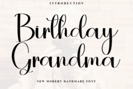 Birthday Grandma Font