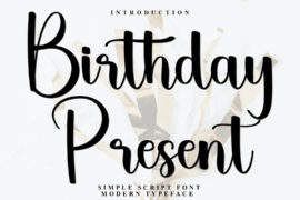 Birthday Present Font