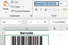 BizFonts C39 XLS Free Version Font
