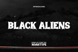Black Aliens Demo Font