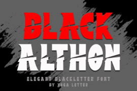Black Althon Demo Font