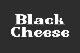 Black Cheese Demo Font