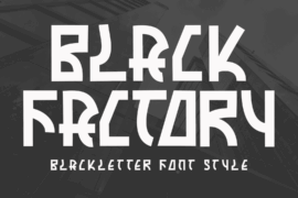 Black Factory Font