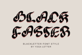 Black Faster Demo Font