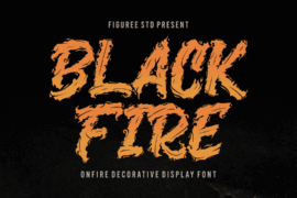 Black Fire Font