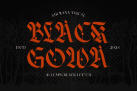 Black Gowa – Demo Version Font