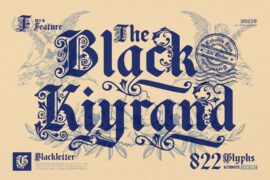 Black Kiyrand Font
