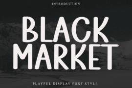 Black Market Font