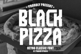 Black Pizza Font