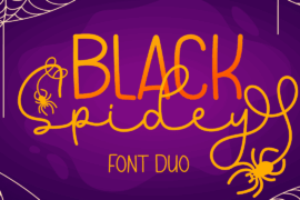 Black Spidey Font