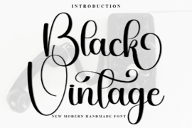 Black Spring Font