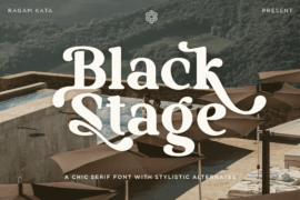 Black Stage DEMO Font