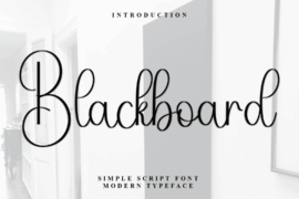 Blackboard Font