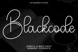 Blackcode Font