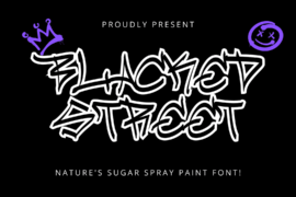 Blacked street – Demo Font